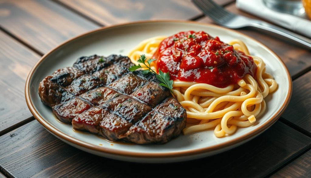 Steak and pasta recipes